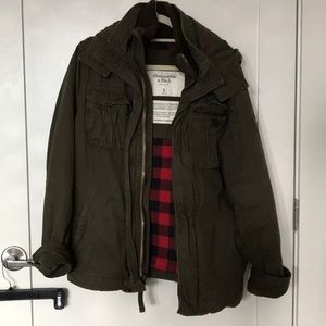 A&F Army Green Jacket